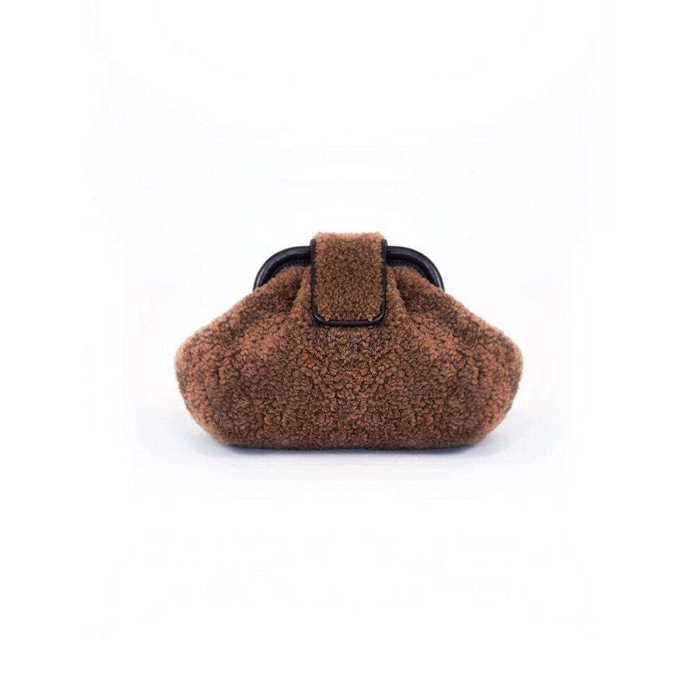 Nahall MINI TEDDY SHEEPSKIN in Chocolate Brown